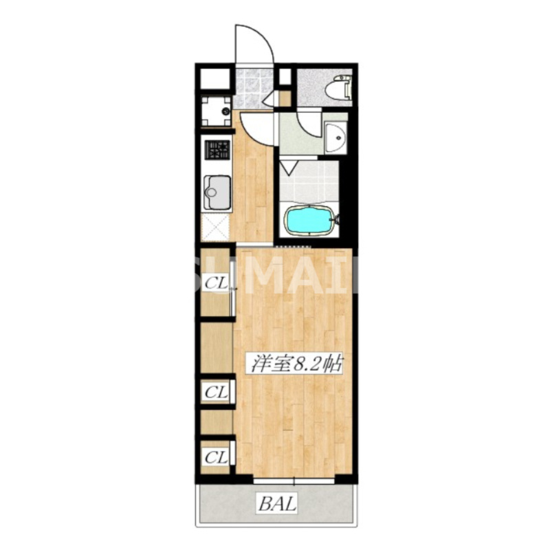 リブリ・グレイス東大宮の間取り|南向きです☆