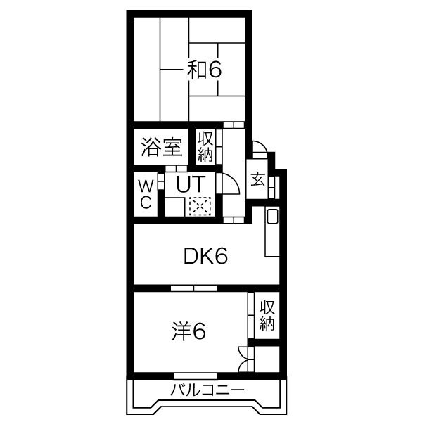 サンライズ市川の間取り