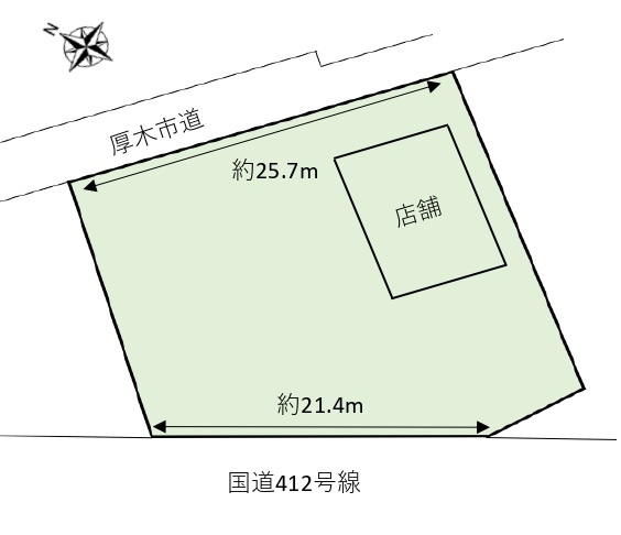 【間取り】 | 中荻野店舗