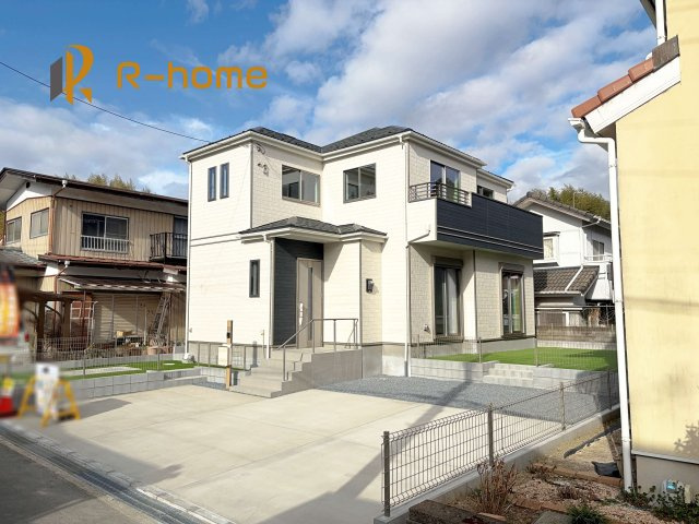 ひたちなか市津田　新築戸建て　A号棟の外観|ご予約を頂ければ、『平日』はもちろん『早朝』や『夜間』もご見学可能です♪お気軽にお申し付けください♪