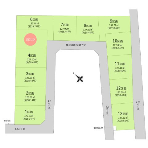 川越市中台２丁目の売地