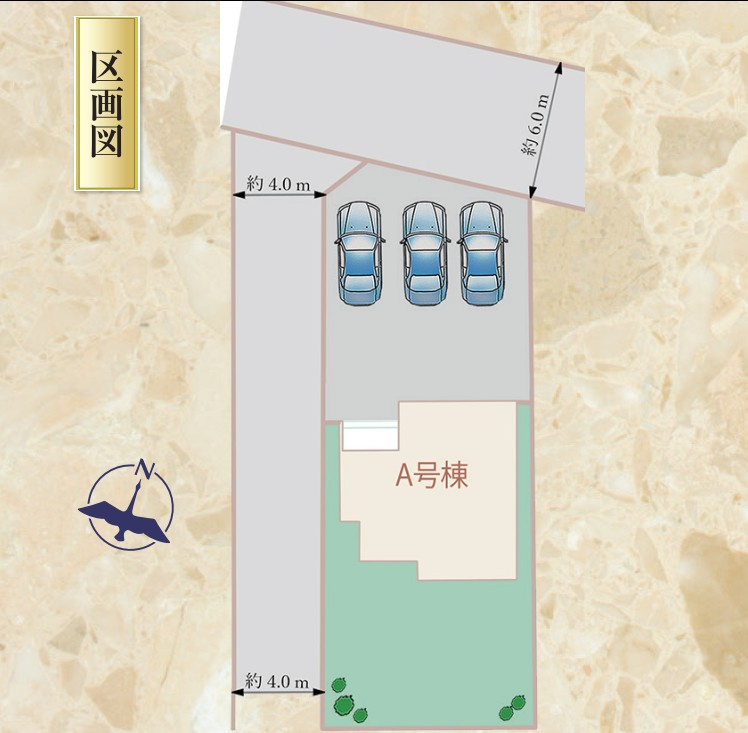 新築戸建　富士市宮島467番　全1棟の区画図
