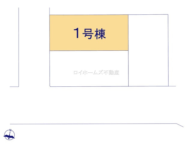 【区画図】 | 犬山市字舟田26-13『仲介料無料』新築戸建て | 1号棟