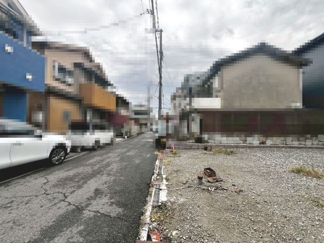 並松町　売土地の前面道路含む現地写真|お好きなプランで夢のマイホームを建てて下さいね♪