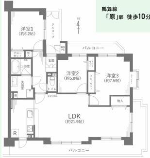  | 【ユニーブル原Ⅲ】✨️仲介手数料無料✨️原小学校・原中学校