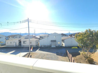【展望】 | 甲府市里吉4丁目 平成29年築中古戸建 南道路 車6台以上 | バルコニーから南側を望む