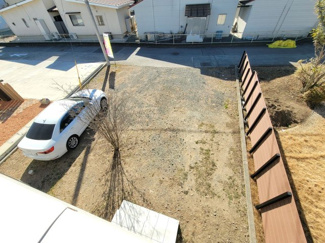 【展望】 | 甲府市里吉4丁目 平成29年築中古戸建 南道路 車6台以上 | バルコニーからお庭を望む