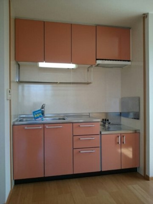 【キッチン】 | リヴァーパークＣ | コンパクトなキッチンで掃除もラクラク