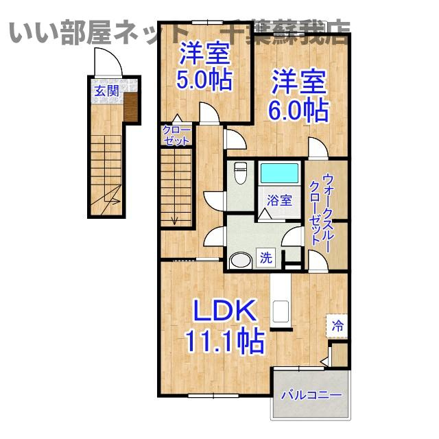イーストフラワー更級Ⅰの間取り|不動産屋のイメージを変えたい！『いい部屋ネット千葉蘇我店』へ♪