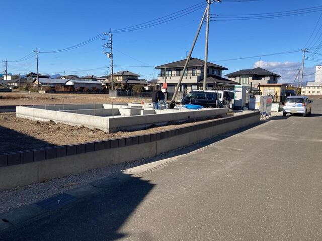 【外観】 | リーブルガーデン.S前橋市第1小屋原町ー① | （建築中現地）