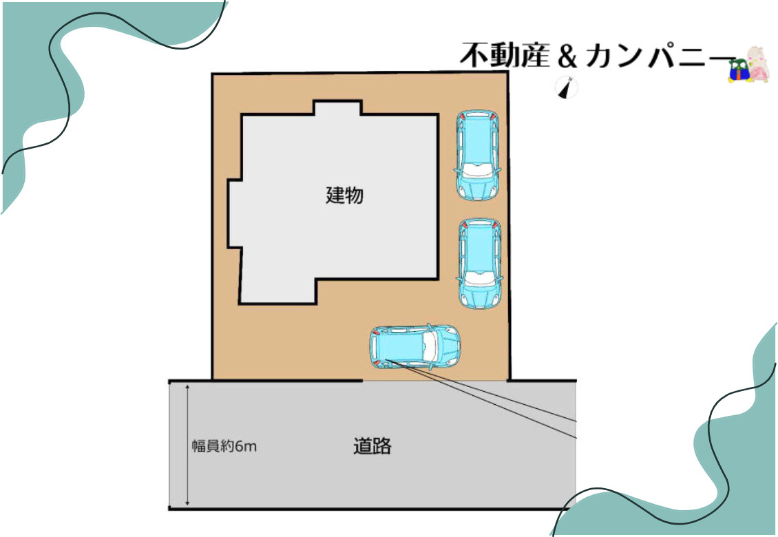 湯の山4丁目の中古のおうち　松山市湯の山4丁目中古戸建の区画図