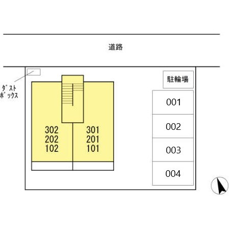 エスポワール新広の区画図