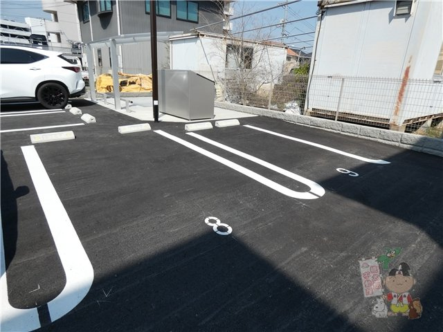 プレミール北長瀬の駐車場