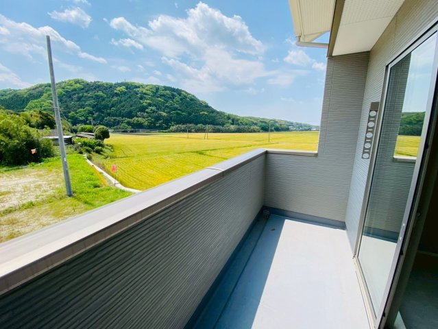 よかタウン／菊池郡大津町大字町10期／2号棟のバルコニー