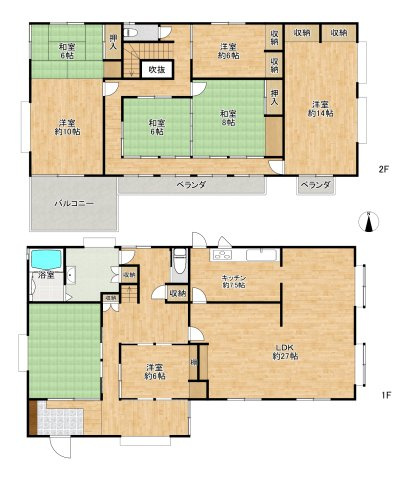 仙台市泉区天神沢1丁目の間取り