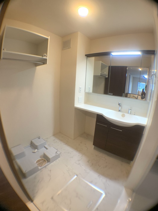 グレイスコートの洗面所