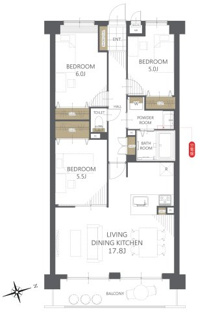 【間取り】ネオハイツ佐倉南勝田台 