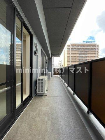 グランセジュール大国町のバルコニー