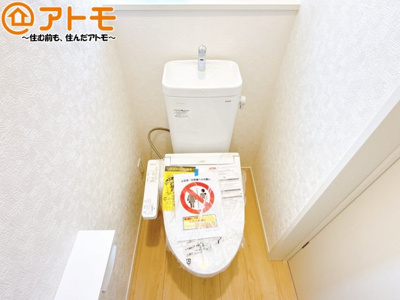 【トイレ】 | 焼津市中根第1　新築戸建　1号棟 | 年代を問わず使いやすい洗浄機能付きのトイレ♪肌への負担をも減らせるのでお子様の敏感なお肌も安心！