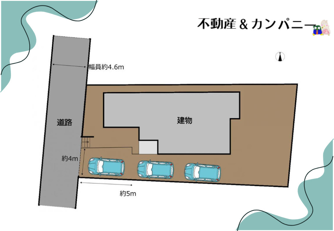 南斎院町中古戸建の区画図
