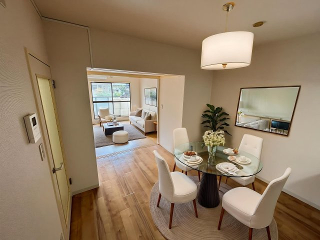 パストラル清新の洋室