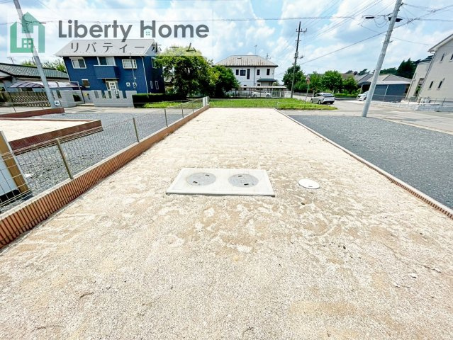 第1常総市坂手町　新築戸建　1号棟の庭