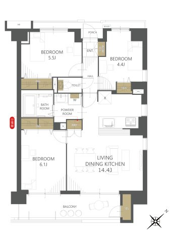 【間取り】アメニクス川口 