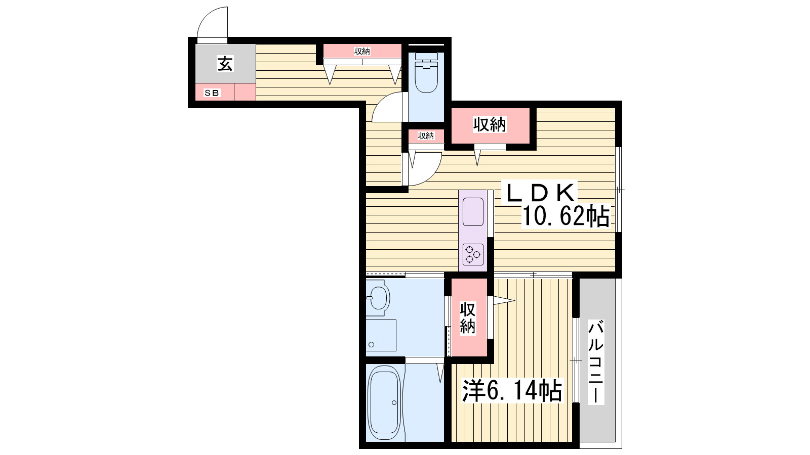 Rainbowの間取り