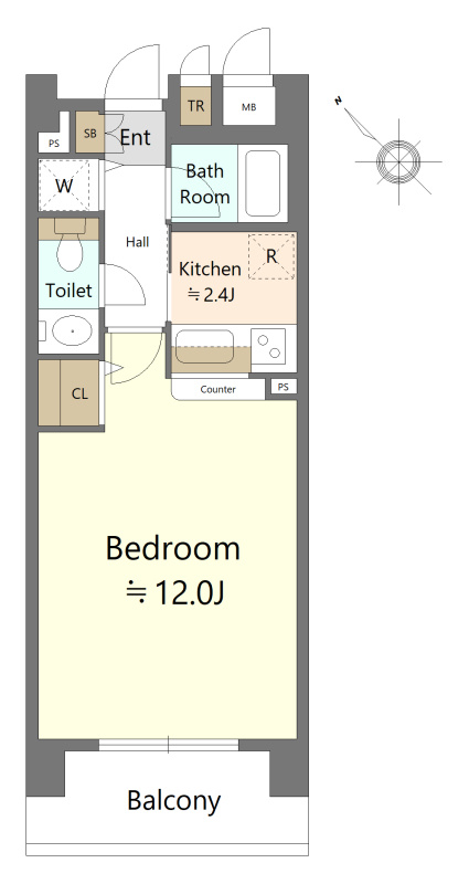 秀和溜池山王レジデンスの間取り