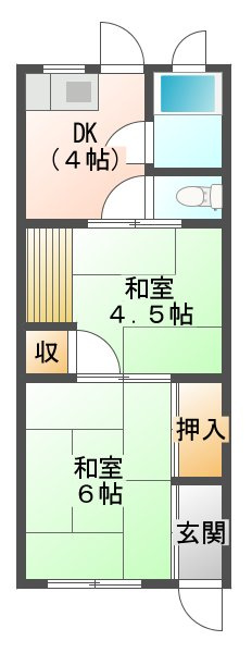 アクアハイツ神戸塩屋台の間取り
