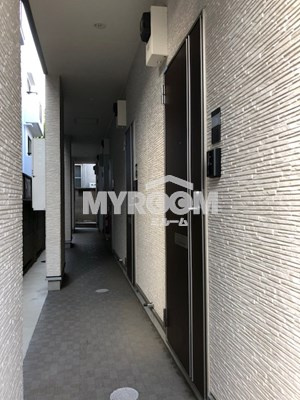 プレジール新江古田のその他共用部分|共用廊下♪