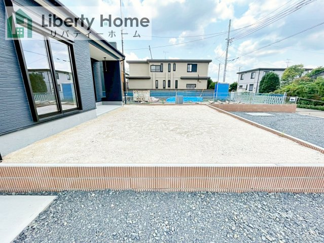 第1常総市坂手町　新築戸建　3号棟の庭