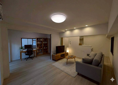 【居間・リビング】 | シティマンション薬院 | ※家具はイメージです。