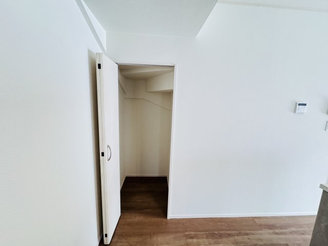 三郷市鷹野１丁目新築戸建【八木郷小学校：8分】の収納|キッチン横・パントリースペース