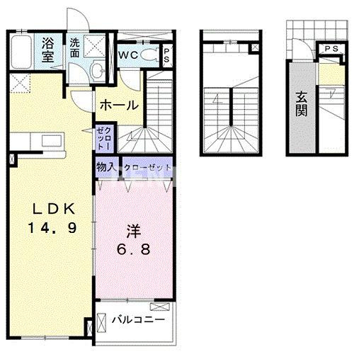 ベル・フローラの間取り|間取図