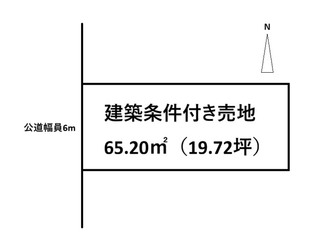【土地図】 | 山科区西野櫃川町　売地（建築条件付き）