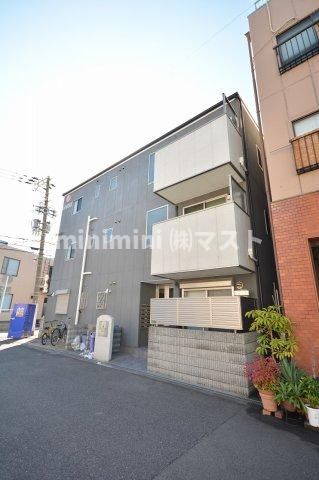 大阪市此花区島屋３丁目のアパートの外観