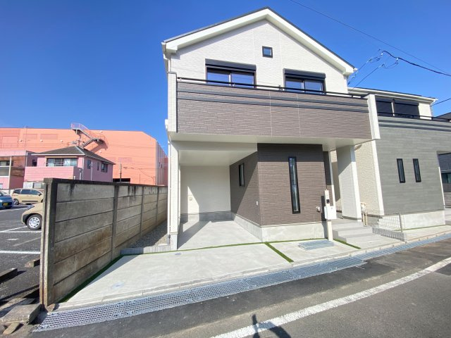 祝：成約済み　八王子市　万町　新築戸建ての外観|～仲介手数料無料☆八王子ひなた不動産～　八王子市万町　新築戸建て