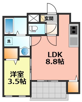 【間取り】 | Cherim浄心East
