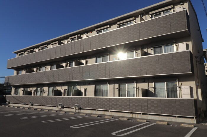 合志市竹迫のアパートの外観