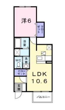 パストラルメゾン　Bの間取り|※間取りが現況と異なる場合は現況を優先します※