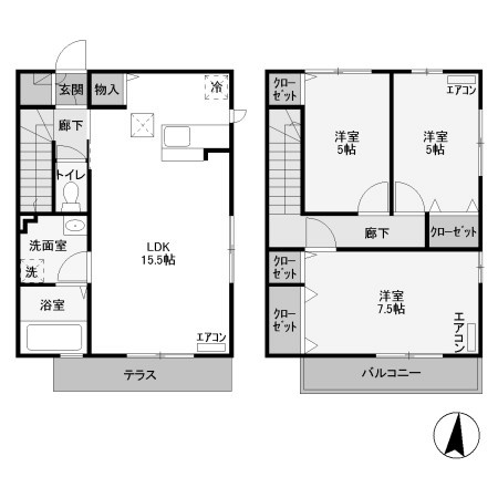 【間取り】 | グレースファンタジア　Ⅰ
