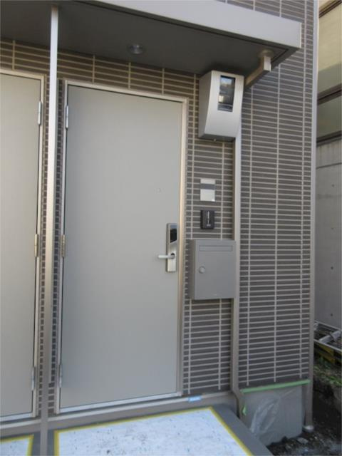 調布市調布ケ丘４丁目のアパートのセキュリティ