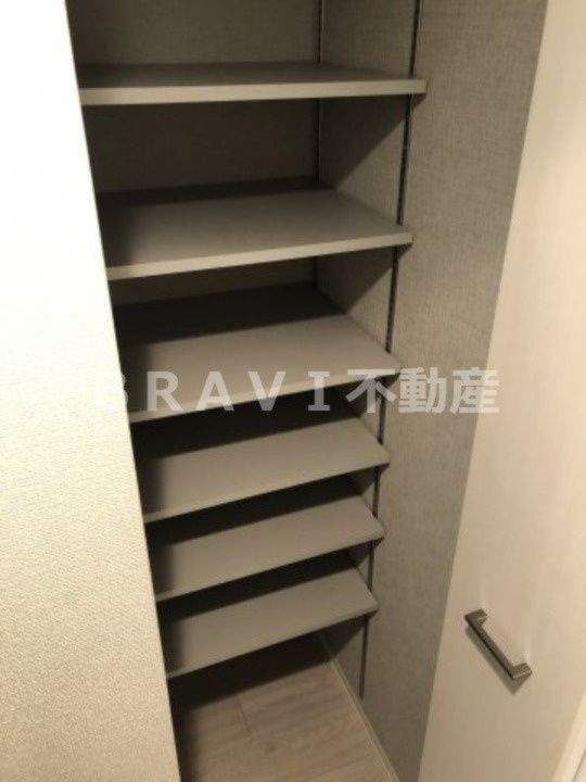 レオンコンフォート本町東Ⅲ　BRAVI不動産の玄関|【レオンコンフォート本町東Ⅲ】ちょっとした収納スペースも充実しています