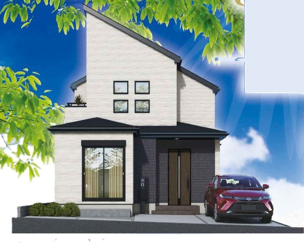 GRAFARE 東村山市秋津町20期　全2棟の外観パース