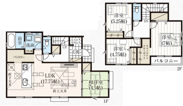 GRAFARE 東村山市秋津町20期　全2棟の間取り
