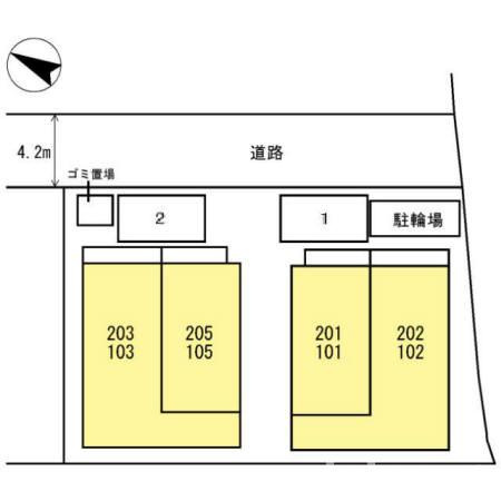 Forest千里．Estの区画図