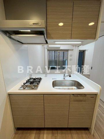 プレサンス北浜オリジン　BRAVI不動産のキッチン|【プレサンス北浜オリジン】きれいなキッチンです