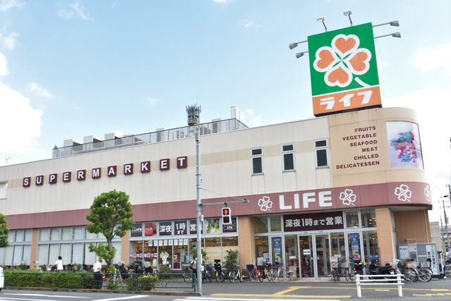 サンリット六町Ⅱの周辺|ライフ六町駅前店まで293m