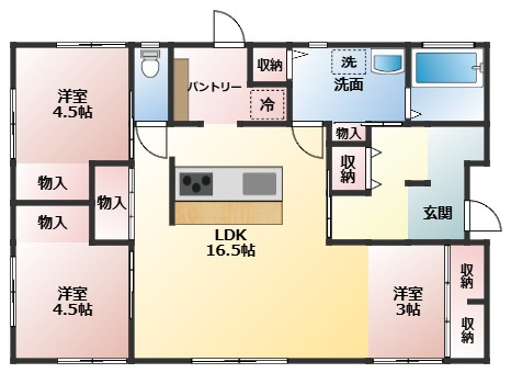 【間取り】 | 西区中島町